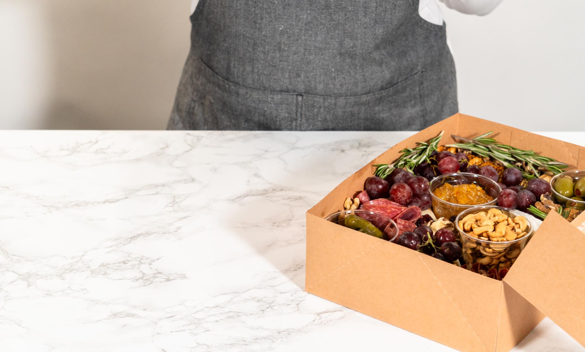 Subscription kit on marble table